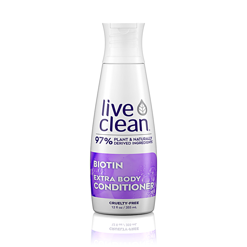 live clean biotin extra body conditioner
