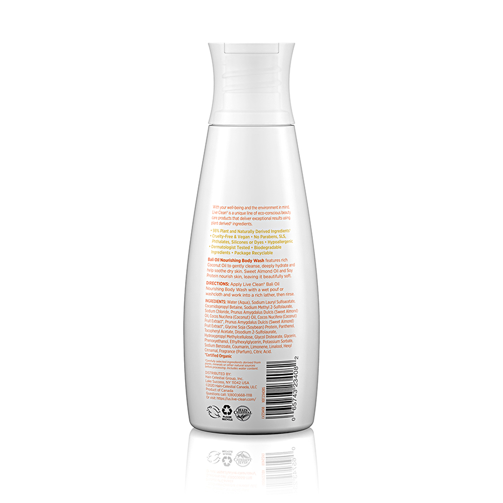 live clean bali oil body wash